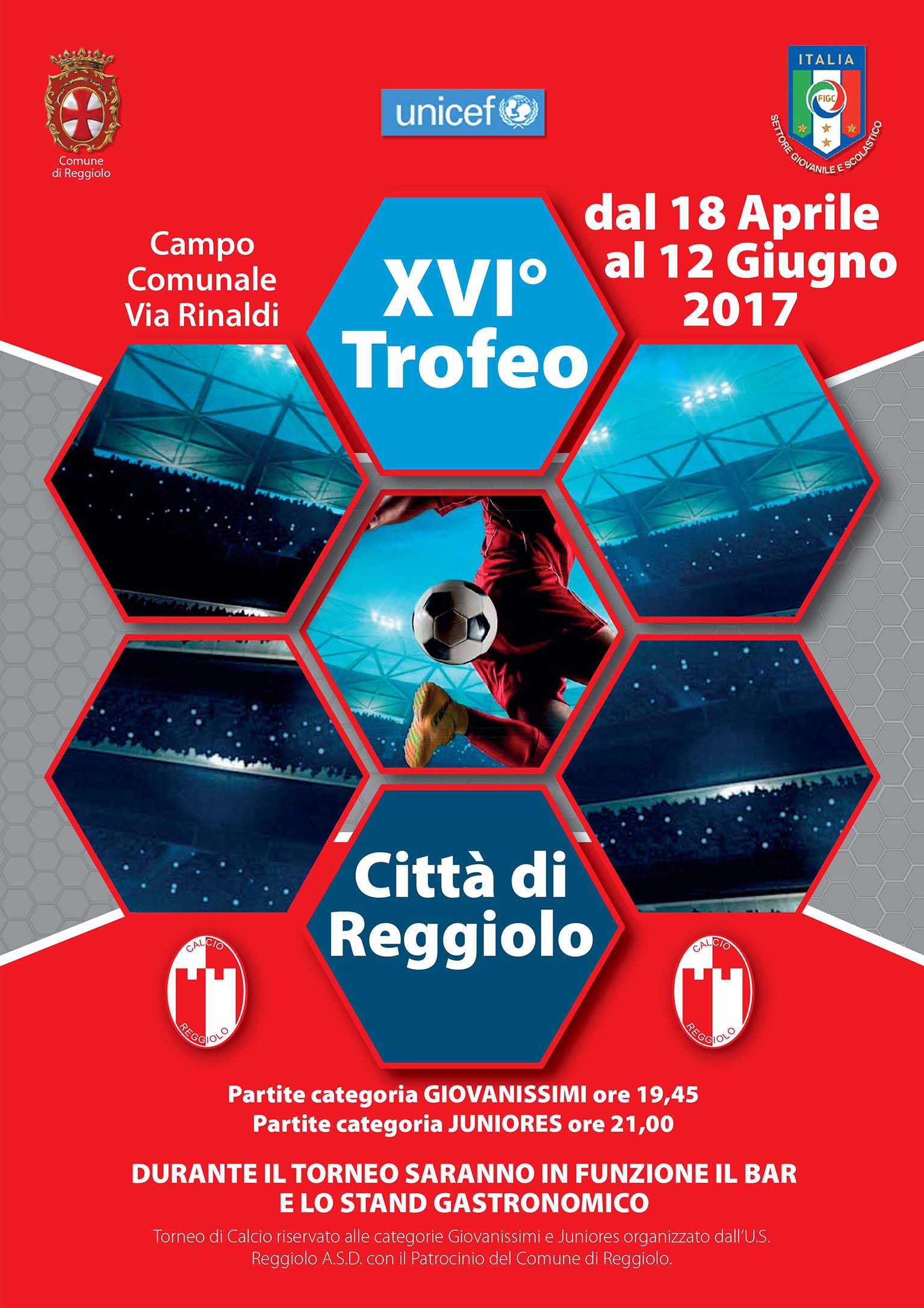 XVI° TROFEO CITTA' DI REGGIOLO Unione Sportiva Reggiolo Calcio asd